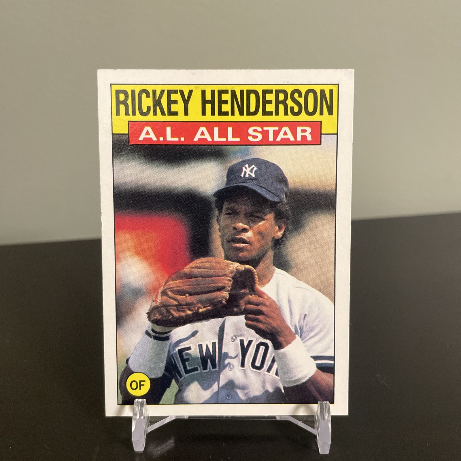 1986 Topps All Star Rickey Henderson #716 Baseball Card  