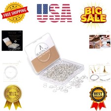 6mm Jump Rings Silver Jump Rings for Keychains Jewelry Makings for Necklace R...