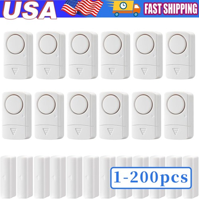 #ad Wireless Home Window Door Burglar Security Alarm System Magnetic Sensor Lot $221.57