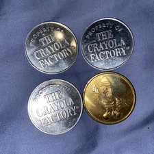 Crayola Coins Lot Of 4