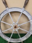 Vintage Wilcox & Crittenden Co Ship Helm Steering Wheel 28" (BFEB-07-065) — photo 3