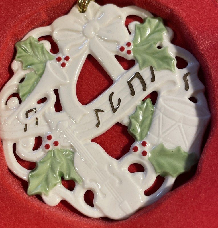 Lenox For My  Music Teacher Ornament In Original Box