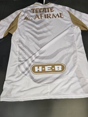 adidas Tigres UANL Third Jersey White Gold IV6100 195 NWT Men's
