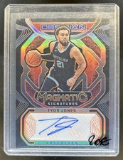 2022-23 Obsidian Tyus Jones Magmatic Signatures Electric Etch Orange Auto #/50