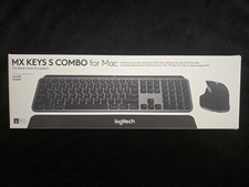 Logitech MX Keys S Combo Wireless Bluetooth Keyboard Set - Black 920-012274