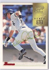 1997 Bowman Derek Jeter #CA41 Certified Auto Green Ink Yankees