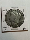 1903-S Micro S Morgan Silver Dollar F Details Key Date Tough Variety