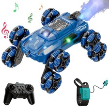 Stunt Car 8 Wheel Gesture Control RC Climbing Lights