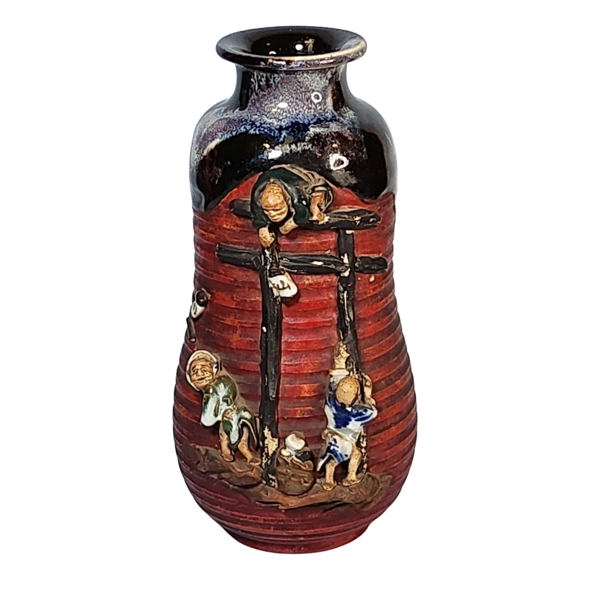 陶瓷日本古董花瓶| eBay