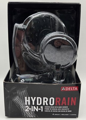 Delta Hydrorain 2-IN-1 Shower Head With Hand Shower NEW