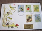 GB 1985 Insects on 'Stuart' FD cover....30*