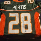 Clinton Portis custom football jersey autographed coa