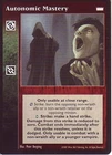 3 x Autonomic Mastery VTES CCG LotN