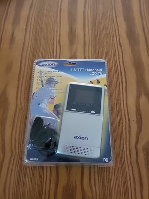 Axion Handheld 1.8'' TFT LCD TV/Monitor Model ACN-5319 VHF/UHF Silver