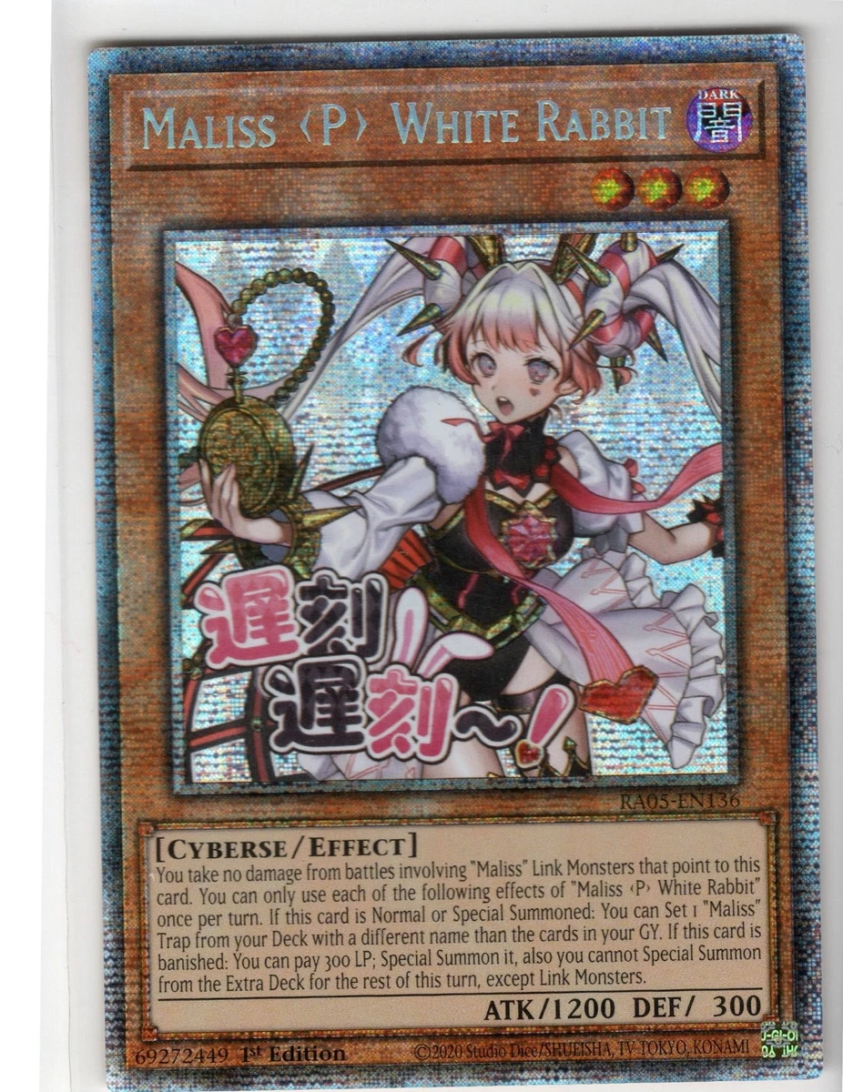 Maliss P White Rabbit RA05-EN136 Rarity Collection 5 for sale | eBay
