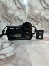 Nikon COOLPIX AW100 Waterproof 16.0MP Digital Point And Shoot Camera  READ 