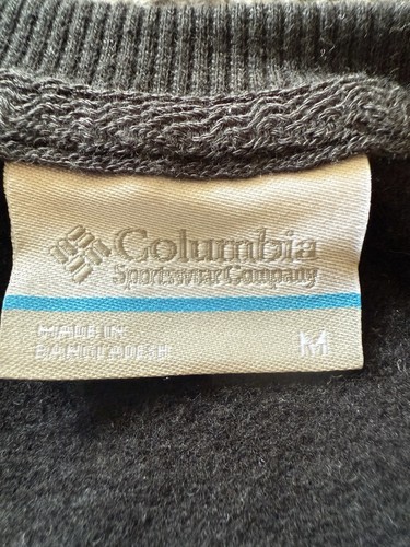 Maglione pullover Columbia donna nero manica lunga (scritta grigia) - Taglia M - Foto 5 di 7