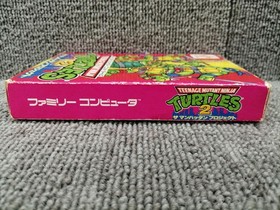 Konami Teenage Mutant Ninja Turtles 2 The Famicom Software