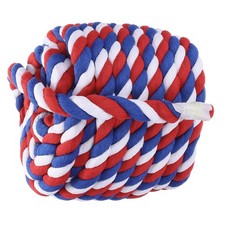 1 Inch x 50 Feet Natural Twisted Cotton Rope 3 Strand Strong Thick,Tug