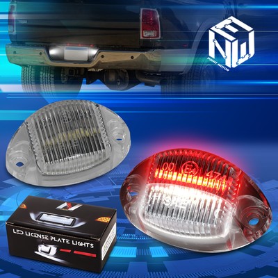 Nuvision For 94-02 Dodge Ram 1500 2500 3500 LED License Plate Tag Light Lamps