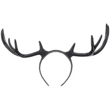 Beaupretty Large Antler Ears Hairband,Girls Black Deer Horn Elk Headband Head...