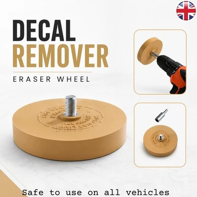 Stripe Rubber Decal Removal Wheel Car Fluted Toffee Caramel Drill Heavy Duty - Image 1 of 4