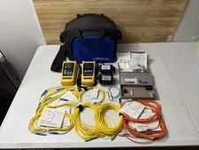 Corning OS-4MDSD-58-58 Fiber Optic LED Light Source & Corning OM-410 Power Meter