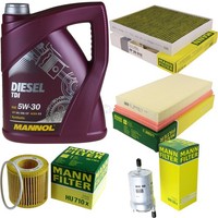 Mann Inspektionspaket 5L Mannol Diesel Tdi 5W-30 FüR Vw Polo 1.2 12V Seat Ibiza
