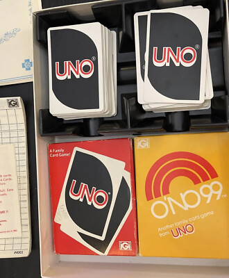 UNO Vintage Original Card Game - 2 SETS plus O'NO 99 | eBay