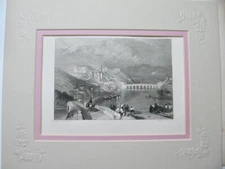 1837  "Blois"  -  "Rivers of France" Engraving