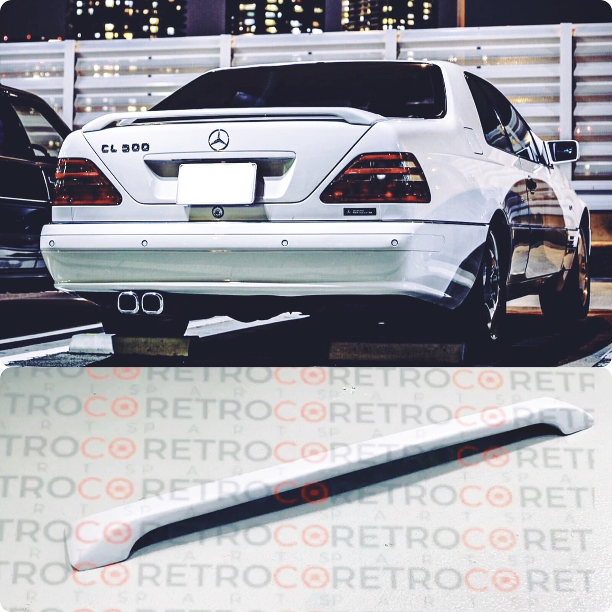 Poignées De Porte Attaque De Panique Pour Mercedes C140 S600C CL Coupé (Schöner-Wolf)
