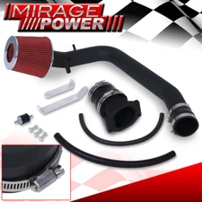 For 95-98 240SX S14 2.4 DOHC KA24 Drifting Cold Air Intake Black Piping + Filter