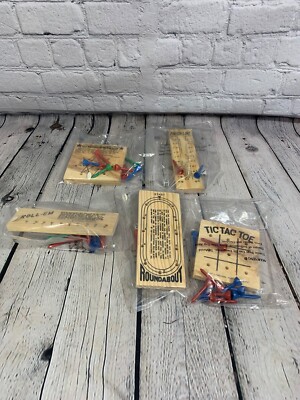 Vintage Classic Games Solid Wood Brain Busters