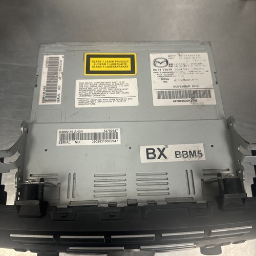 2011 MAZDA 3 Radio Tuner & Receiver MP3 AM-FM-CD BBM566AR0 Single Disc G - Foto 2 di 6