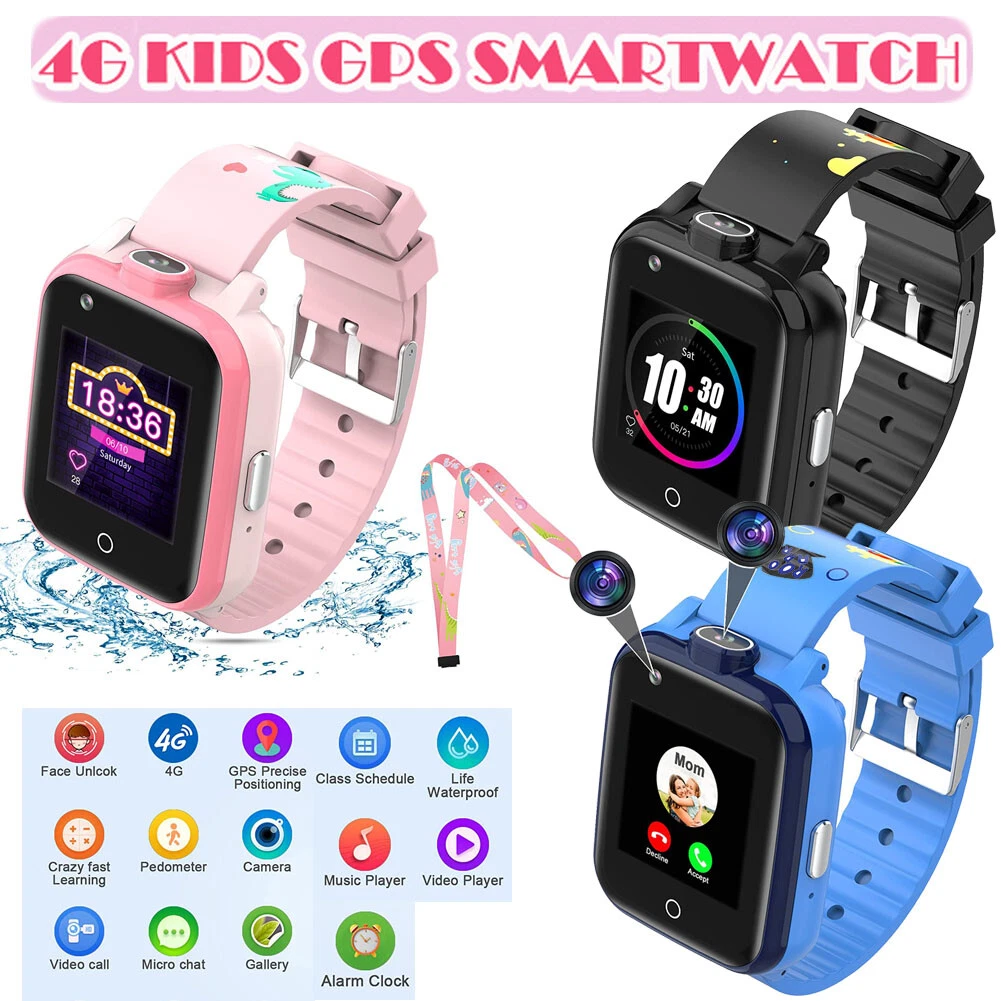 CJC 4G Smart Watch for Kids, Smartwatch Phone with GPS, SOS, WiFi, HD  Camera, Video & Voice Call, Music, Touch Screen, Birthday Xmas Gifts for  3-12