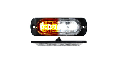 Race Sport RS70014W-A Switching 4-LED Slim 19-Flash Pattern Marker Strobe Light