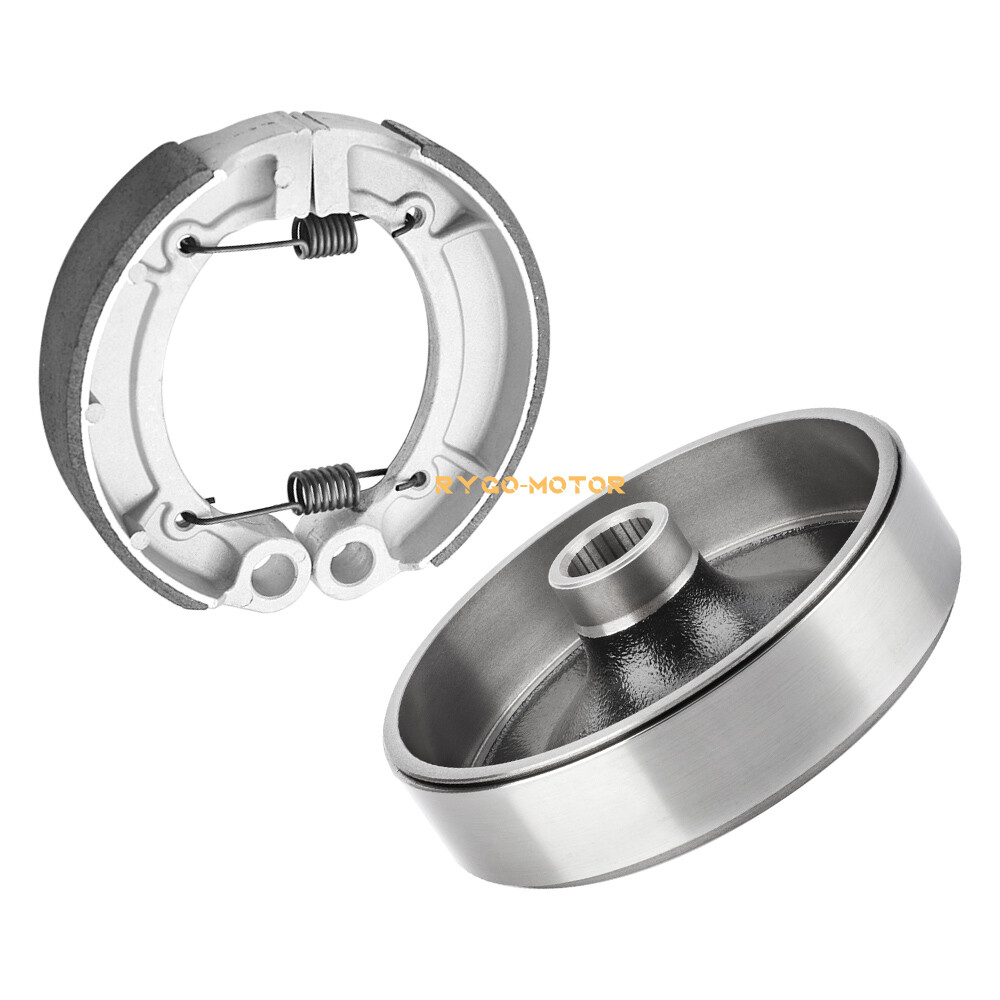 Rear Brake Drum Hub & Shoe for Yamaha Wolverine 350 Grizzly 350 YFM350 2006-2014