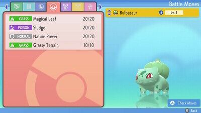 💎Shiny/Non-shiny Bulbasaur/Venusaur 6IV💎 Pokémon BD/SP (💯Legal)