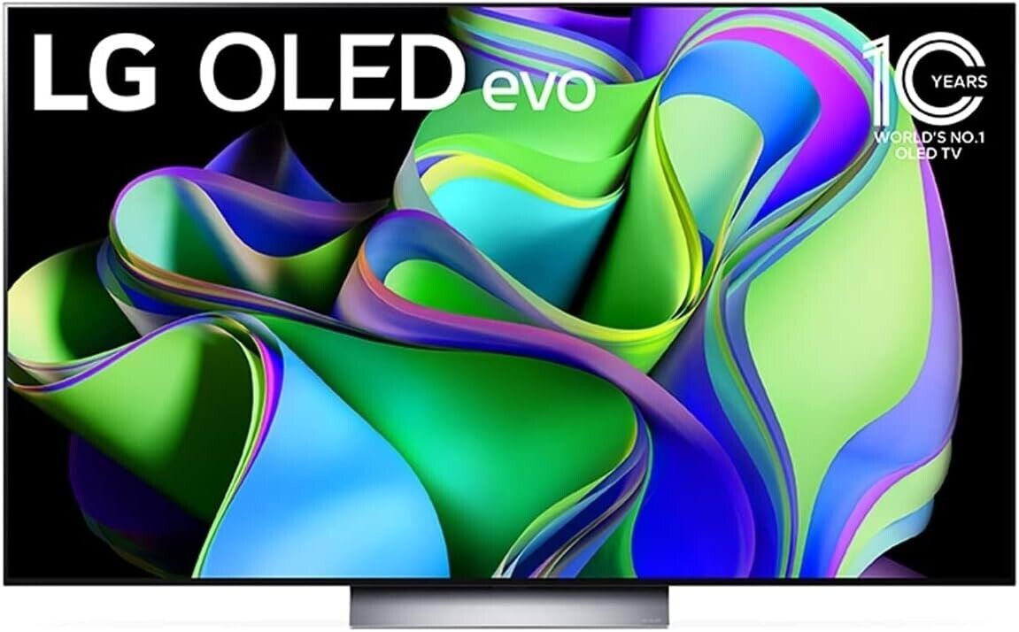 LG C3 OLED evo 55-Inch 4K Smart TV - AI-Powered- OLED55C3PUA- Brand New