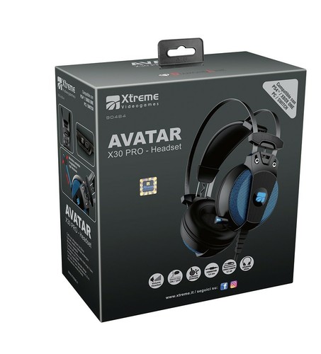 CUFFIE AVATAR X30 PRO GAMING HEADPHONE COMPATIBILE PC, PS4 E XBOX CON  REGOLATOR | eBay