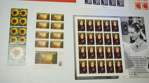 Lot 10 USPS UNUSED Full Sheet Panes 2008 US Stamps Scott #4221, 4265, 4270,+more - Picture 5 of 8
