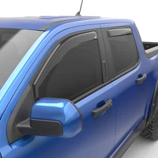 EGR Window Visors Wind Deflectors In-Channel Dark Smoke for 22-25 Ford Maverick