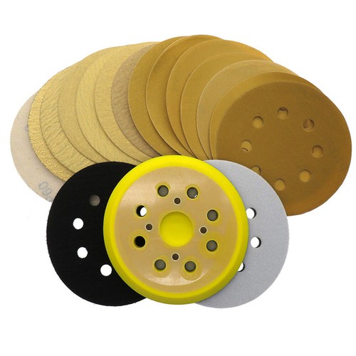 40-1000 Grit 5 Inch Round Sanding Discs Hook And Loop Pads 8-Hole Dry Sand Paper - Picture 4 of 28