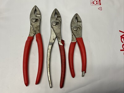 Cee Tee Co. by Crescent USA Lot Of 2 8  & 1 6 1/2'' Slip Joint Pliers