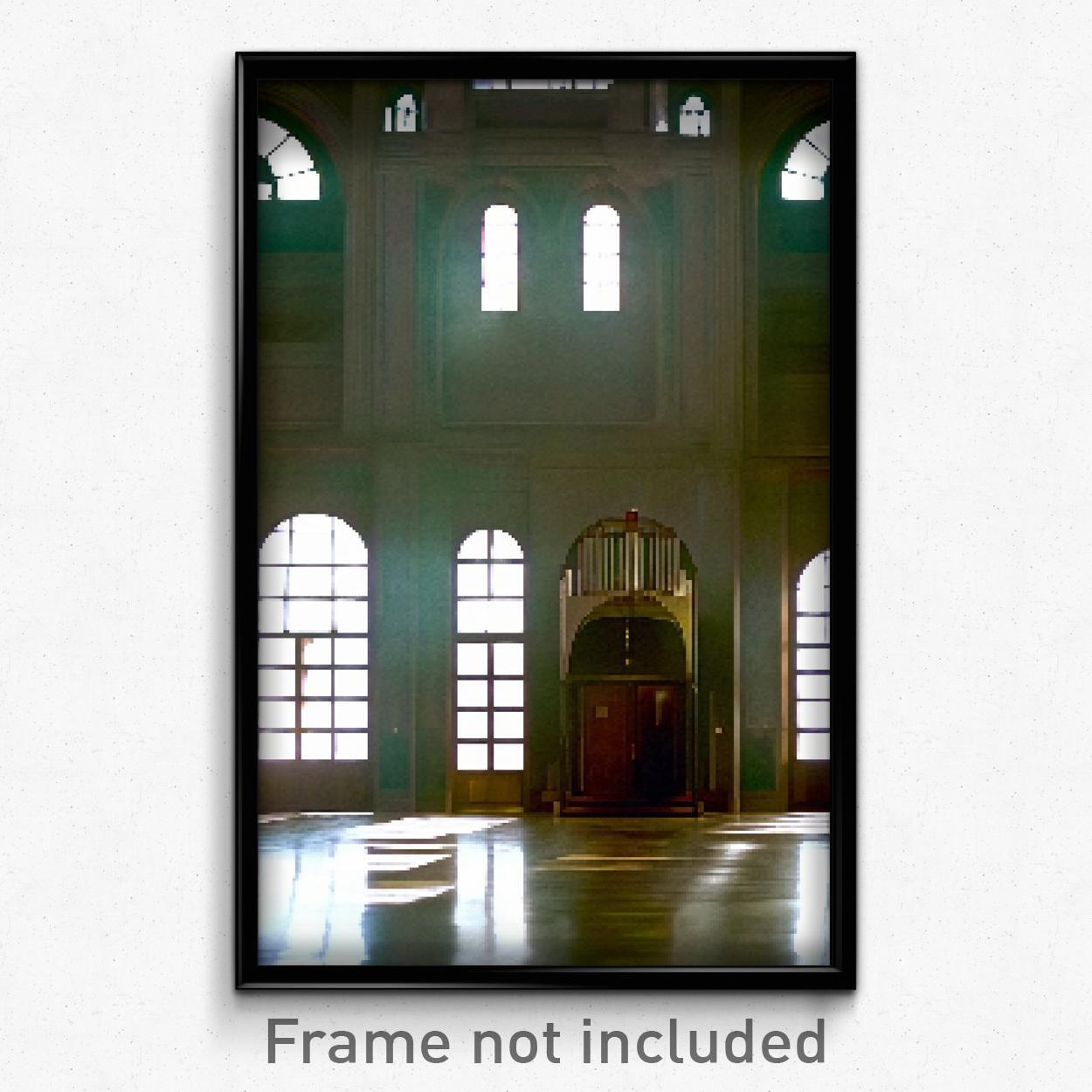 8 Bit Psychedelic Pixel Art Poster - Acidic Ballroom Trippy Video Game Print