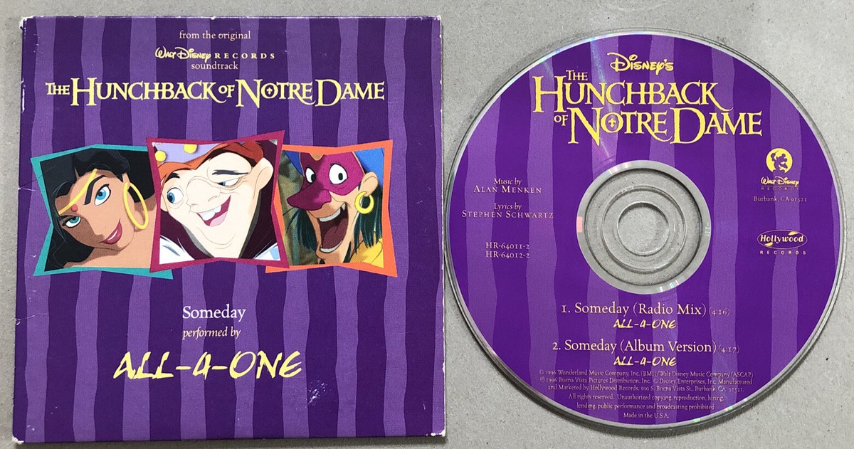 All-4-One – Someday (CD) Disney's The Hunchback Of Notre Dame
