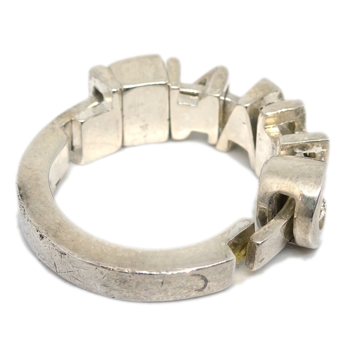 Chanel Ring Silver #54 #14 01P 124106 | eBay