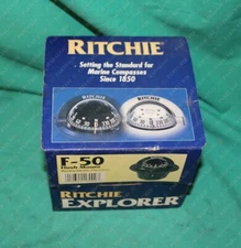 Ritchie, F-50, Navigation Compass Flush Mount 3 5/8" Mounting Hole