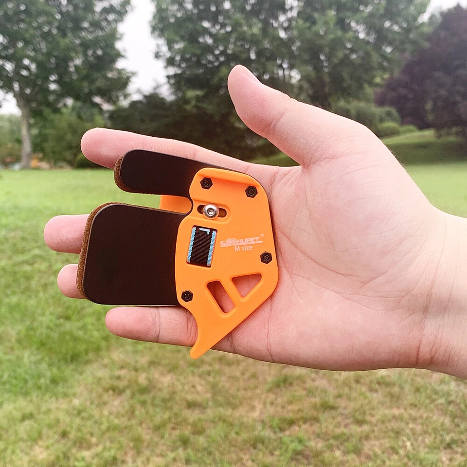 Защита пальцев для стрельбы из лука S M L защитное снаряжение кожа нейлон рекурсивный лук для стрельбы - Изображение 2 из 4