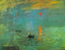 Sunrise by Claude Monet Giclee Fine Art Print Reproduction on Canvas